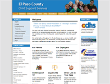 Tablet Screenshot of elpasocountycss.com